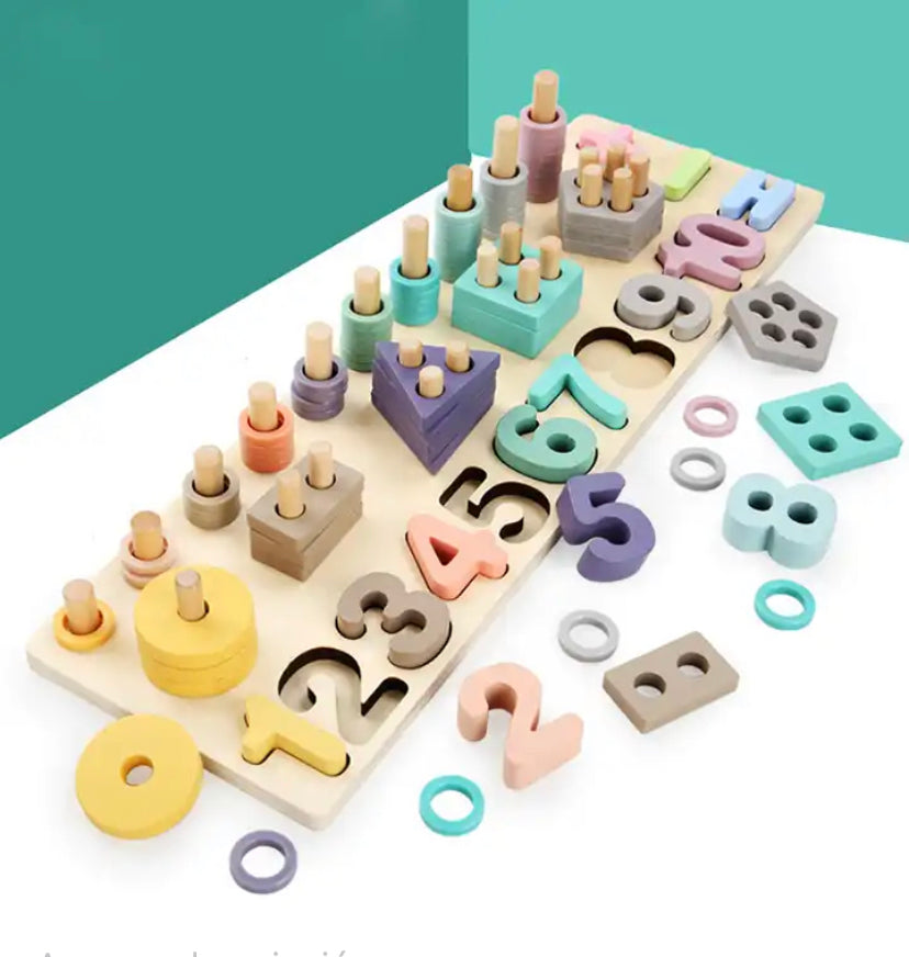 Juego de encaje numérico - Chipaun Chipaun Chipaun