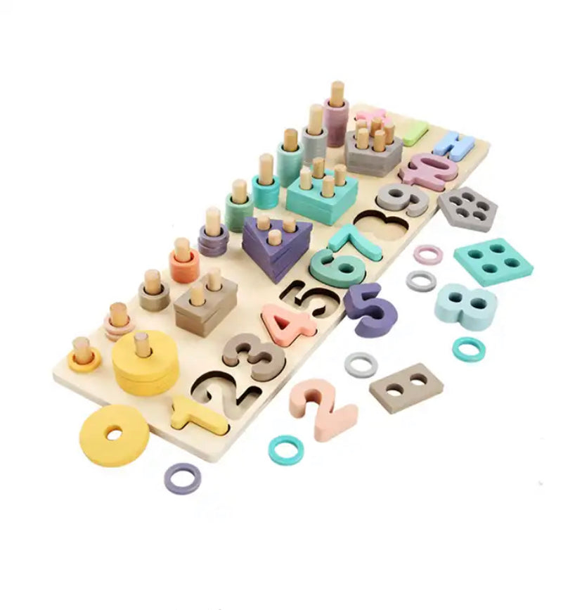 Juego de encaje numérico - Chipaun Chipaun Chipaun